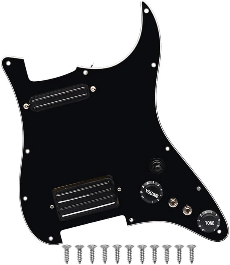 HS Guitar Dual Blades Pickups Loaded Prewired Pickguard Fit Strat ST