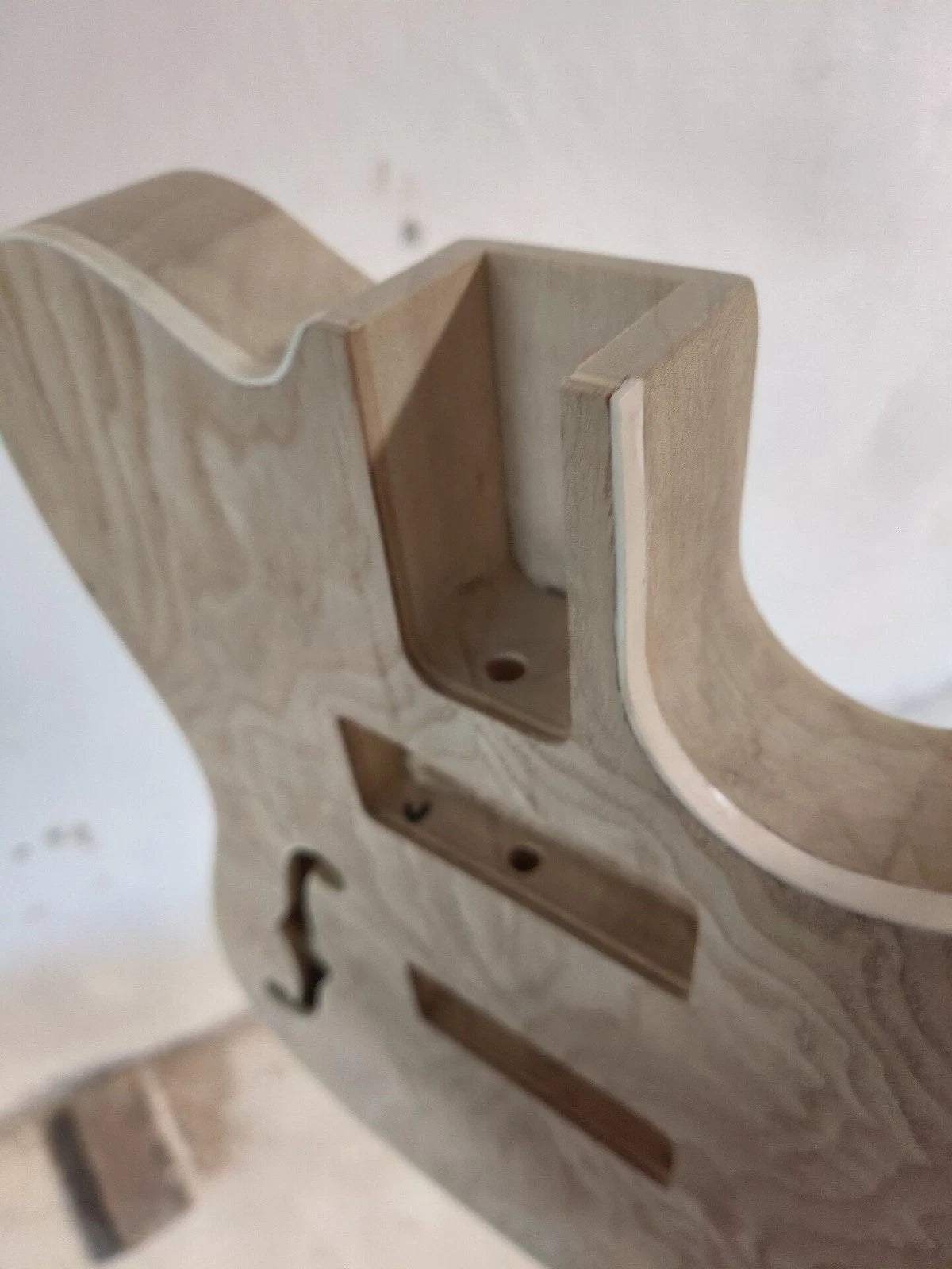 Ash Wood Top Guitar Basswood Body Fit Tele TL