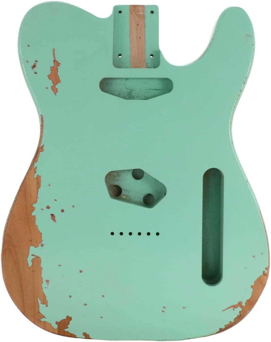Relic Vintage Alder Wood Guitar Solid Body in Seafoam Green Fit Telecaster Tele