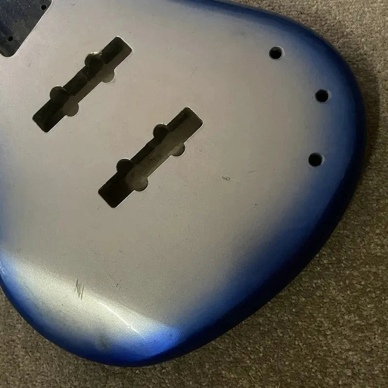 Blue Burst 4 String Bass Basswood Body