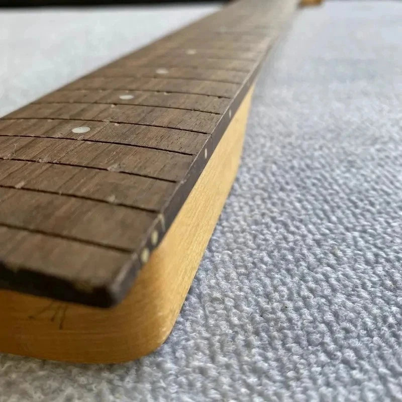 LAG Left Handed Guitar Maple Wood Neck, 24 Frets Rosewood Fingerboard