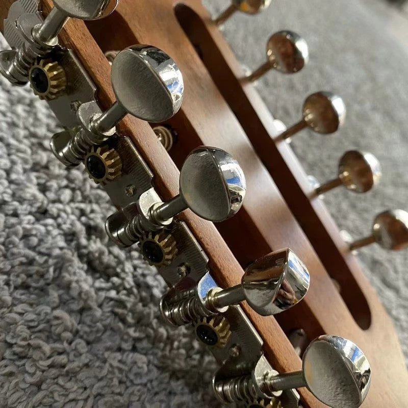 10-String Acoustic Electric Guitar, Red Cedar Top Body, Mahogany Neck