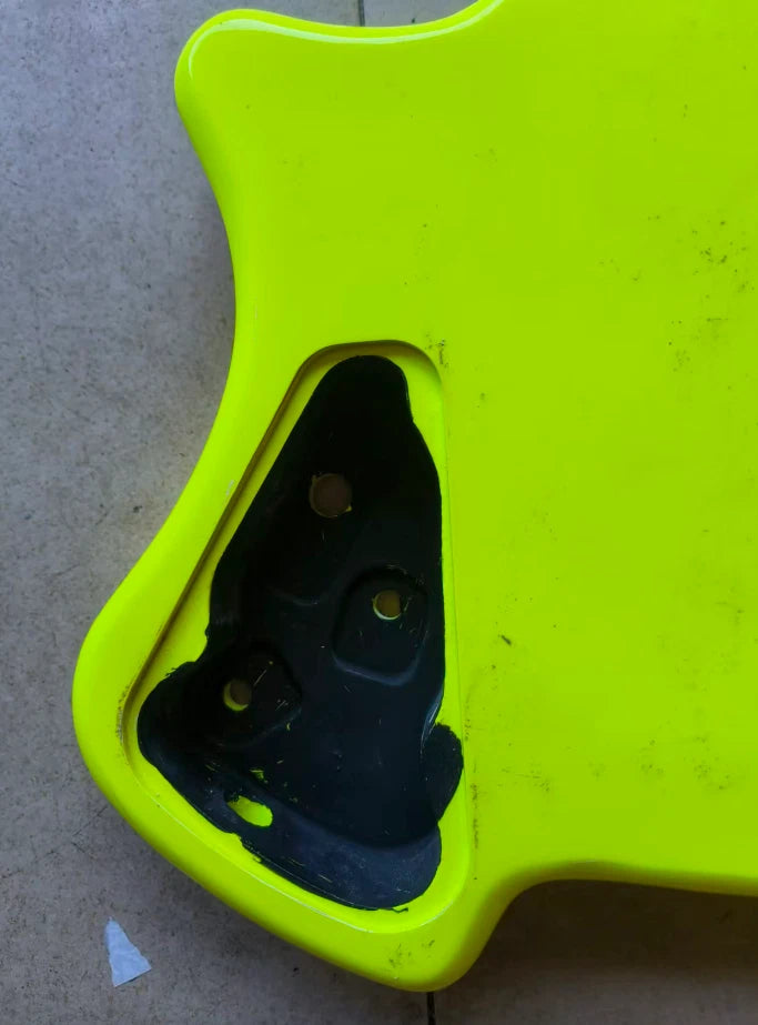Yellow HH DIY Headless Guitar Body
