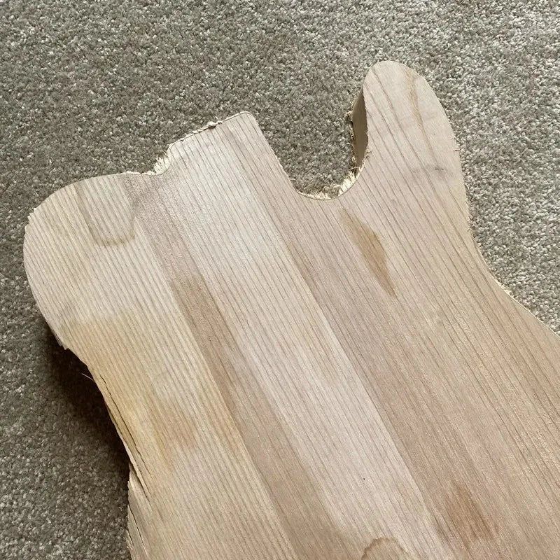 Solid Ash Wood Left Hand Guitar Unfinished Body Fit Telecaster Tele
