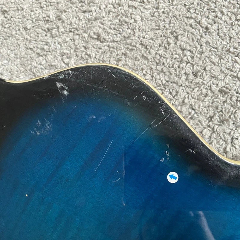 Blue Hawaiian Guitar DIY Project, Tiger Maple Body, Rosewood Body,Maple Neck