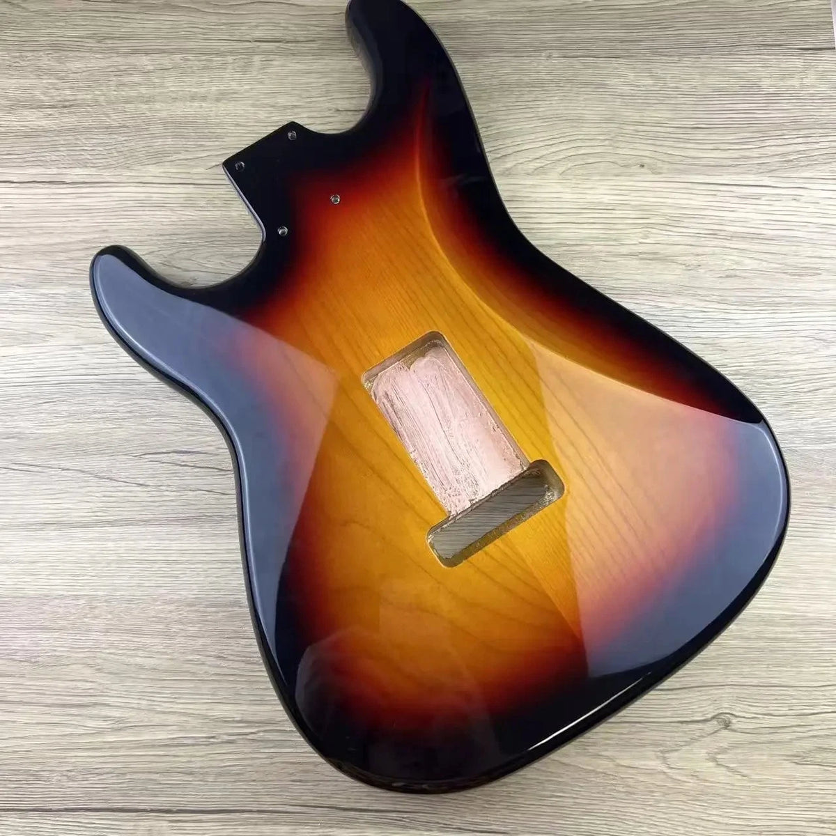 Sunburst Alder Wood Guitar Body Fit Strat ST