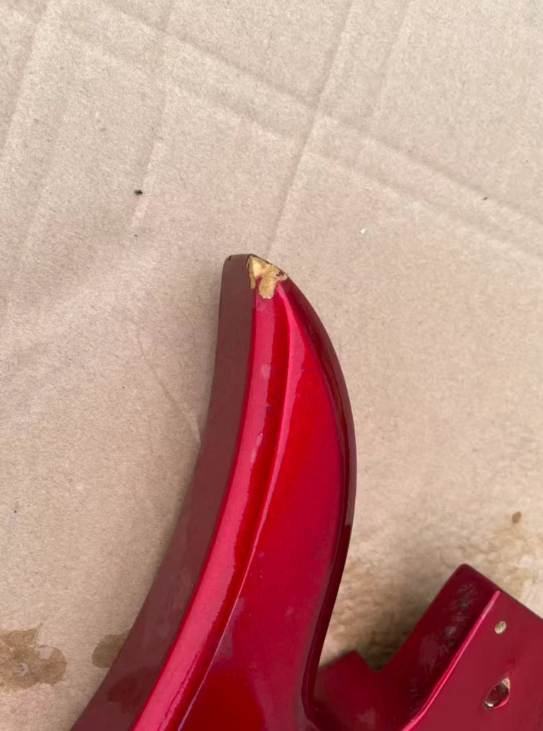 Metallic Red Basswood Guitar Body, with Single Humbucker Fit Mockingbird DIY