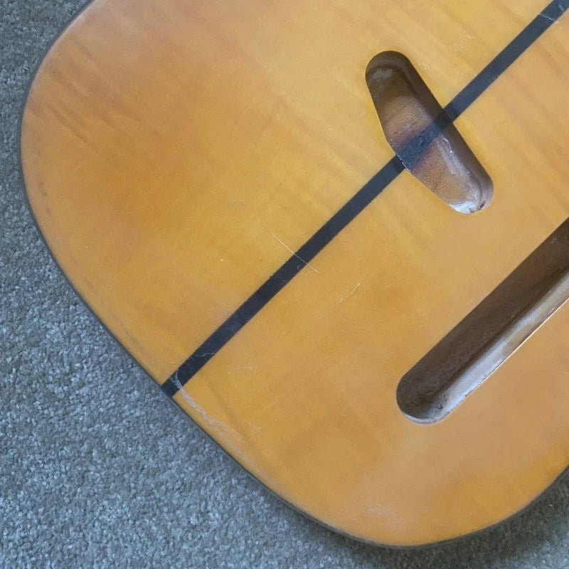 Ash Wood Guitar Body with Tiger Maple Top Body Fit Tele TL