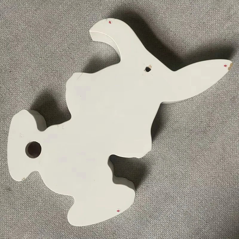 Mini Rabbit Shaped Custom DIY Project Guitar Body, Solid Wood