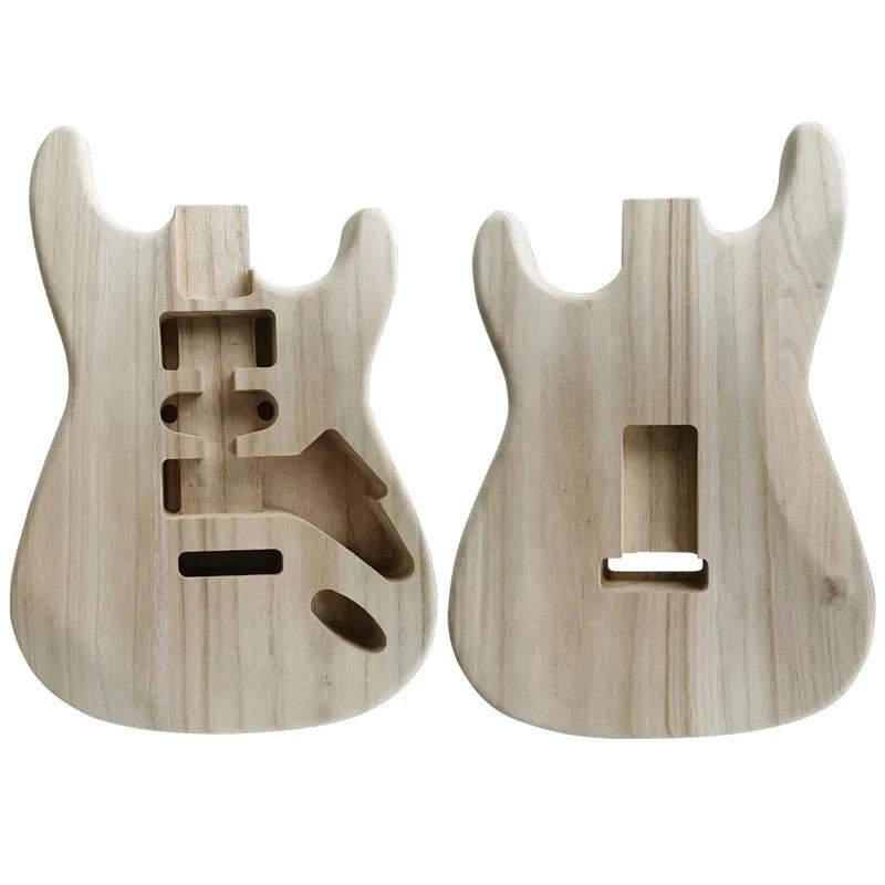 Poplar Wood Unfinished Guitar Body Fit ST