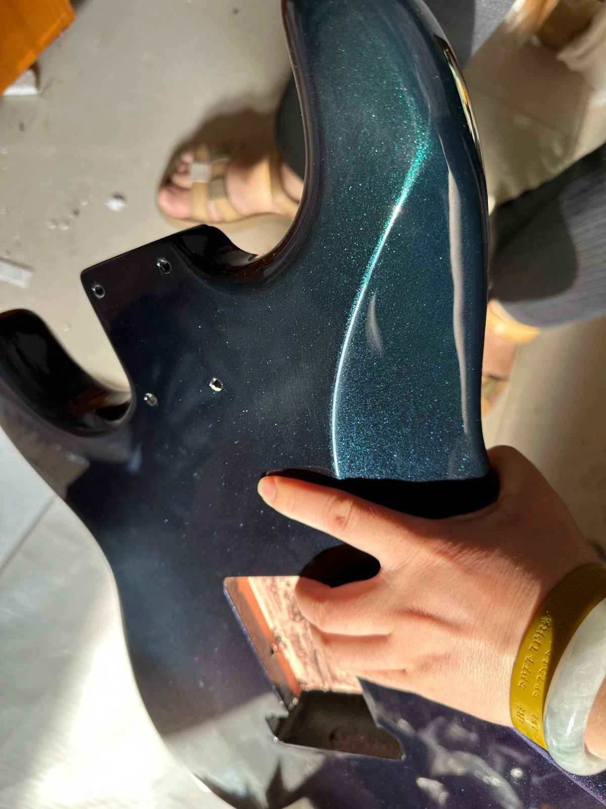 Guitar Body, Alder, Gloss Chameleon Finish Fit ST