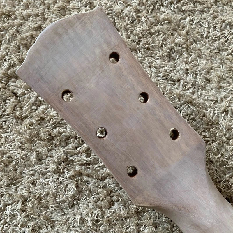 Mahogany Wood DIY Project Guitar Body Neck, Rosewood Fretboard