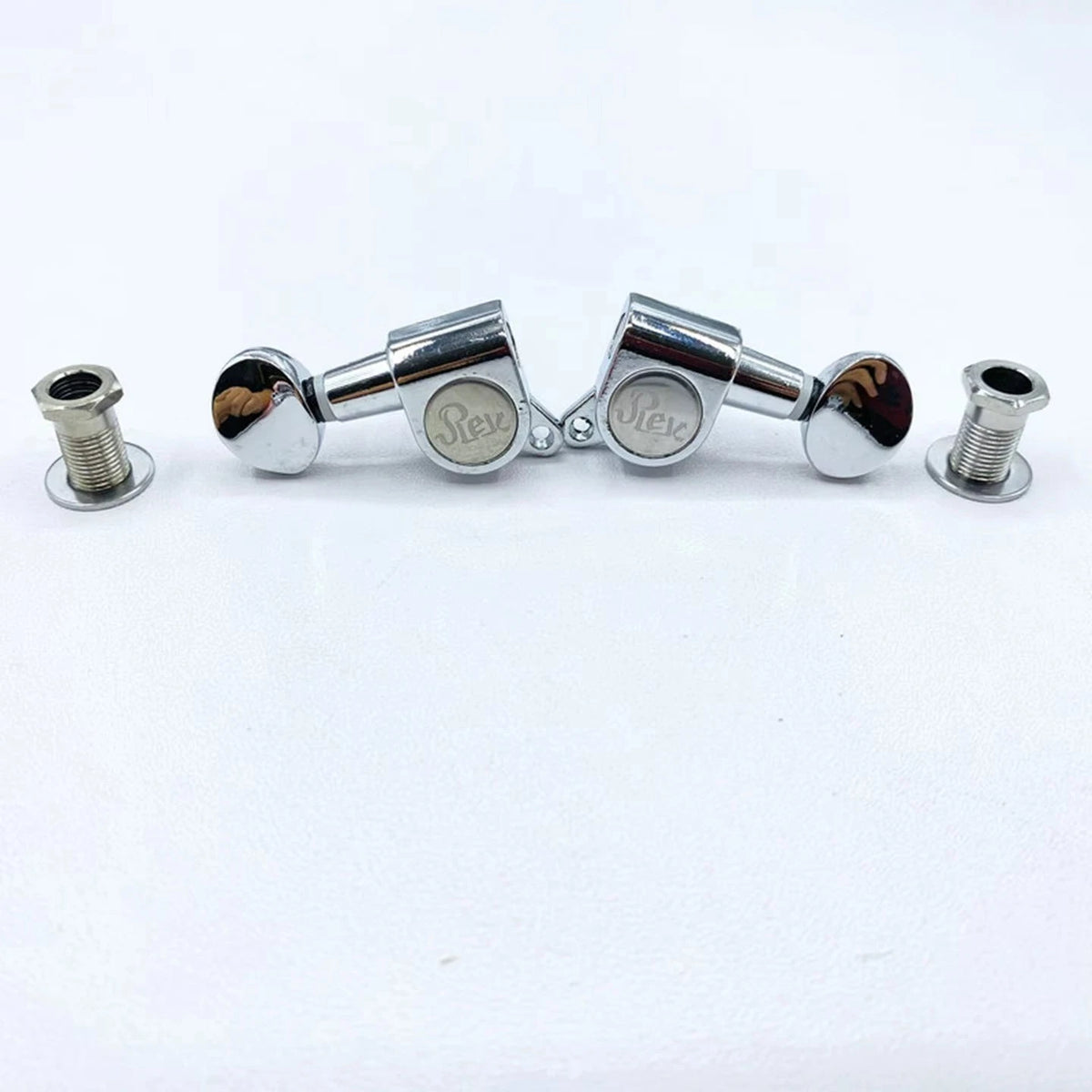 Chrome 12 String Acoustic Guitar Tuning Pegs Keys Fit Washburn,Peave<wbr/>y,Ibanez,Eko