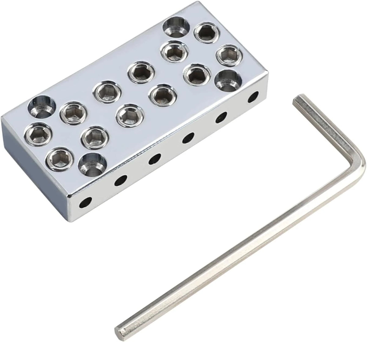 Brass Headless Guitar 6 String Locking String Bridge Nut