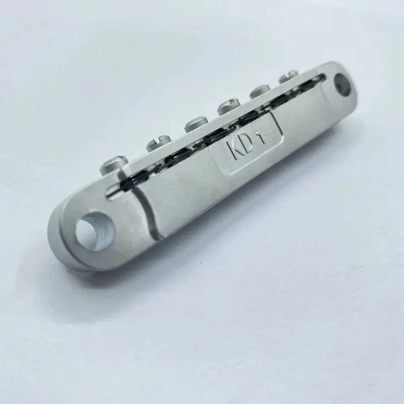 Satin Silver Guitar Tune O Matic Bridge Tailpiece For Epiphone,Ibane<wbr/>z,Gibson,ESP