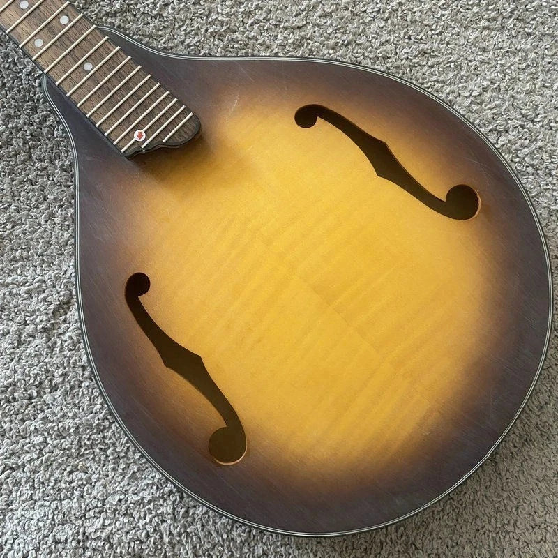 Honey Burst 8 String Mandolin Project, Spruce Top, Mahogany Body, Rosewood