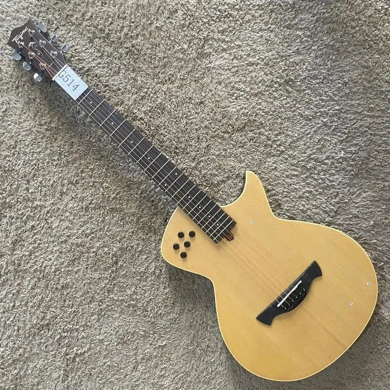 Tagima Acoustic-Elect<wbr/>ric Guitar with Built-In Microphone, Natural Matte