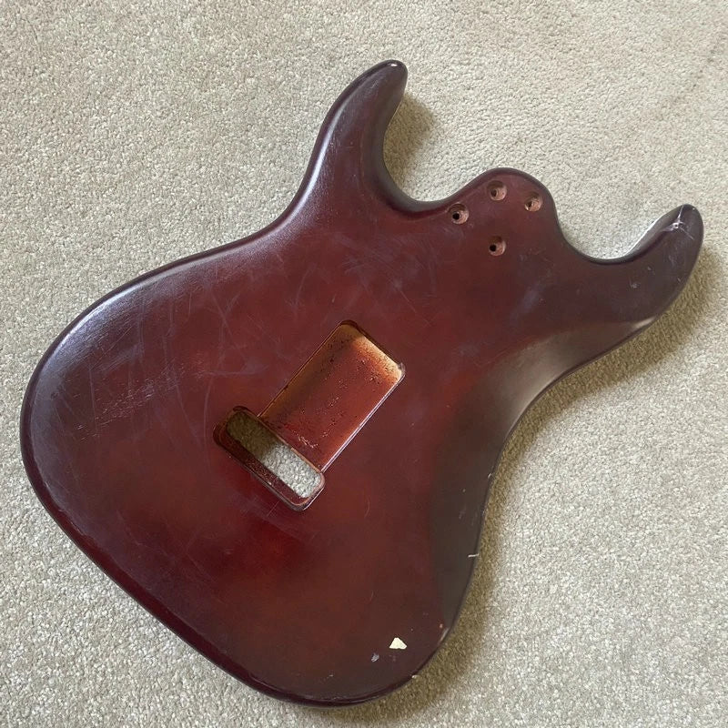 HSS Tiger Maple Top Basswood Guitar Body DIY Project