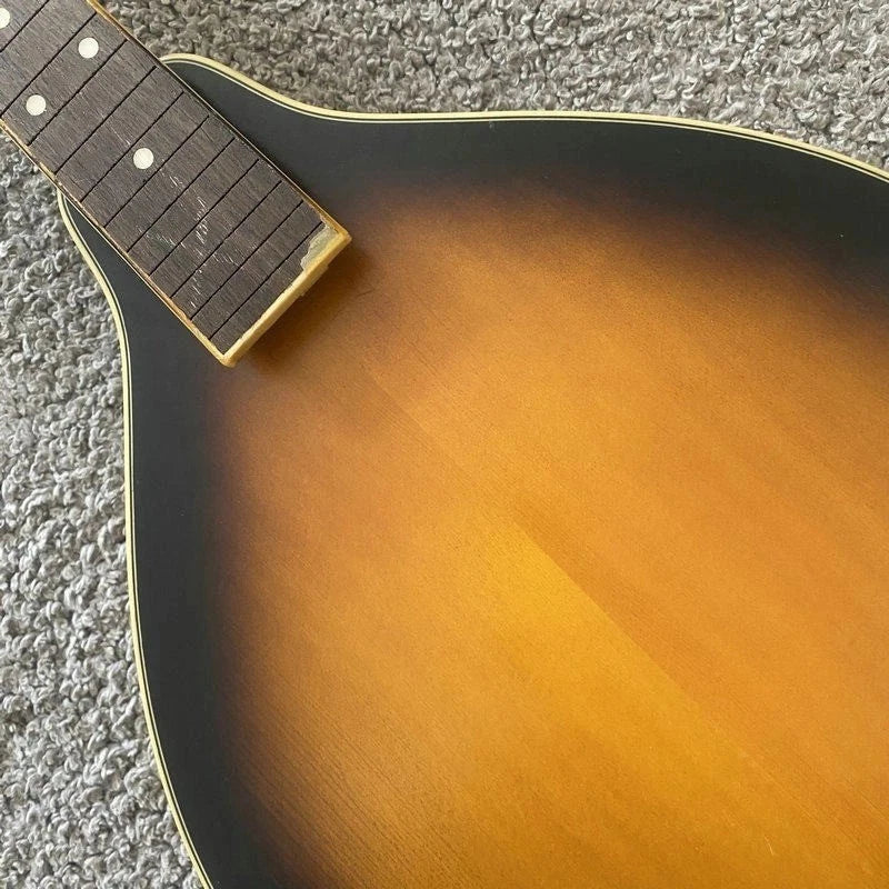 Honey Burst 8 String Mandolin Project, Spruce Top, Mahogany Body, Rosewood