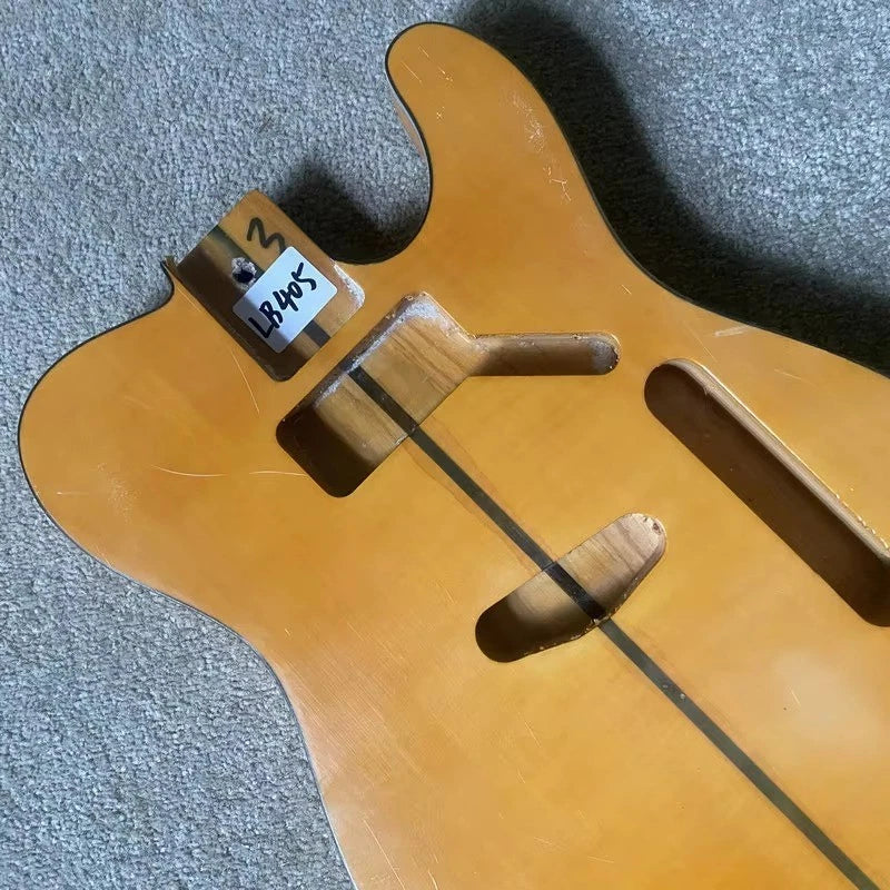 Solid Ash Guitar Body with Maple Top Fit Tele TL