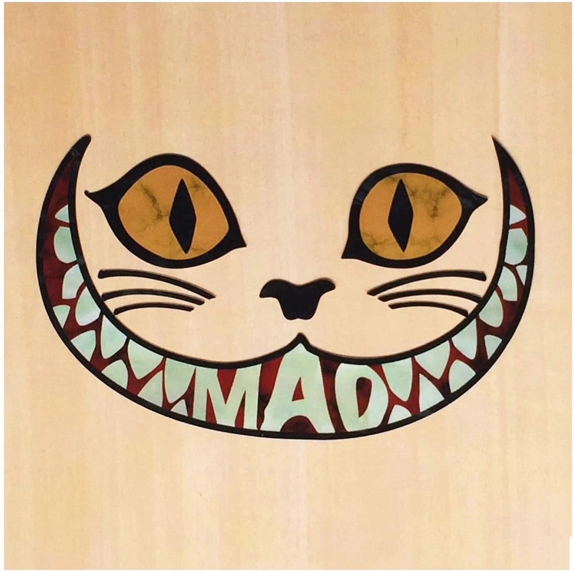 Mad Cat Guitar and Bass Body Inlay Sticker Decal