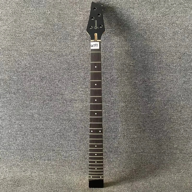 Black 5 String Bass Maple Wood Neck, Rosewood 24 Frets Fingerboard