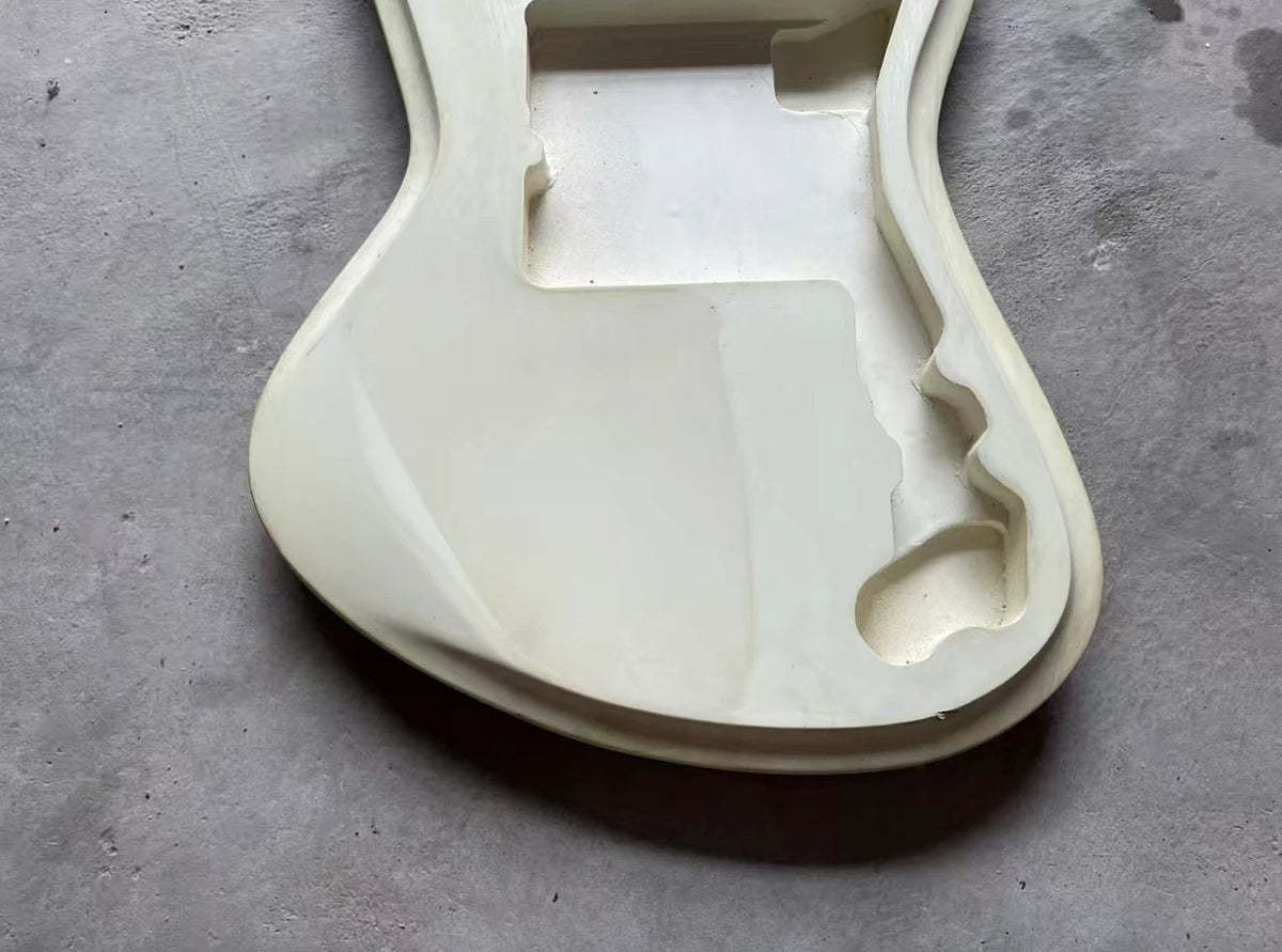 White Guitar DIY Project Body Fit Teisco Sharkfin