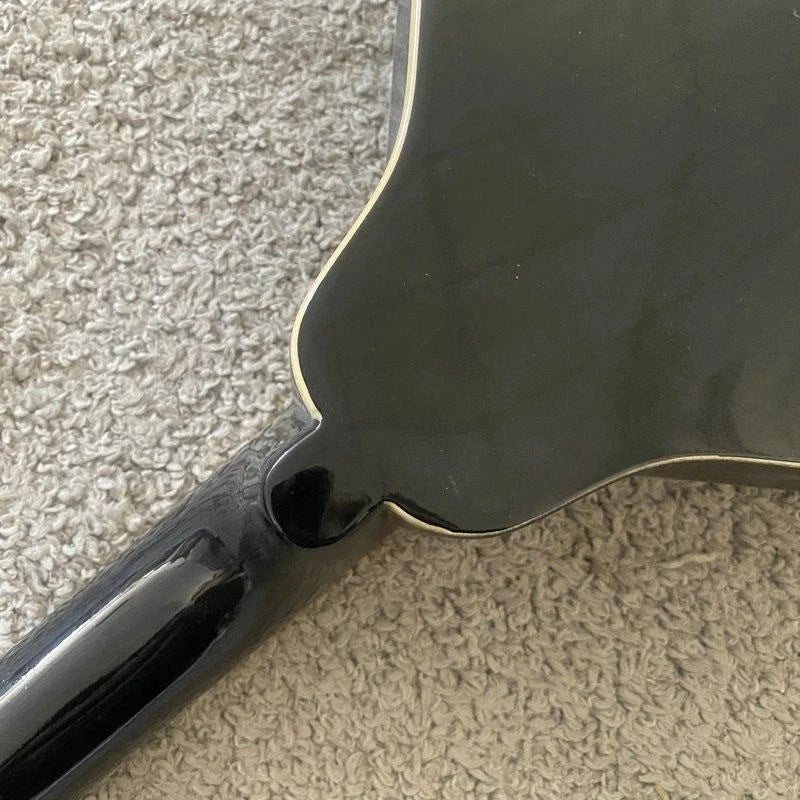 Black 8 String Mandolin Project, Spruce Top, Mahogany Body, Rosewood Fingerboard