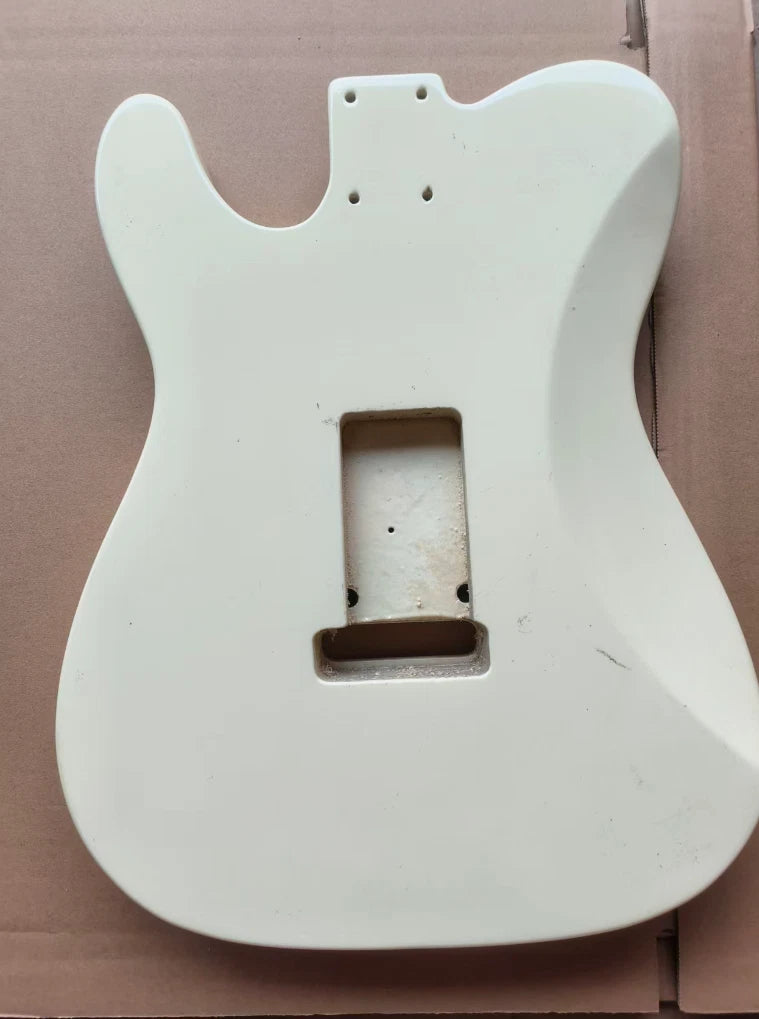 Creamy White Guitar HH Solid Body DIY Project Fit Tele TL