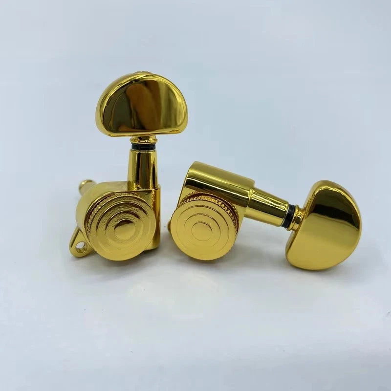 L3R3 Electric Guitar Locking Tuning Pegs Machine Heads Set, Gold