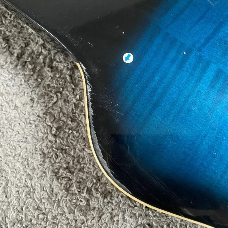 Blue Hawaiian Guitar DIY Project, Tiger Maple Body, Rosewood Body,Maple Neck