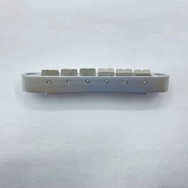 Satin Silver Guitar Tune O Matic Bridge Tailpiece For Epiphone,Ibane<wbr/>z,Gibson,ESP