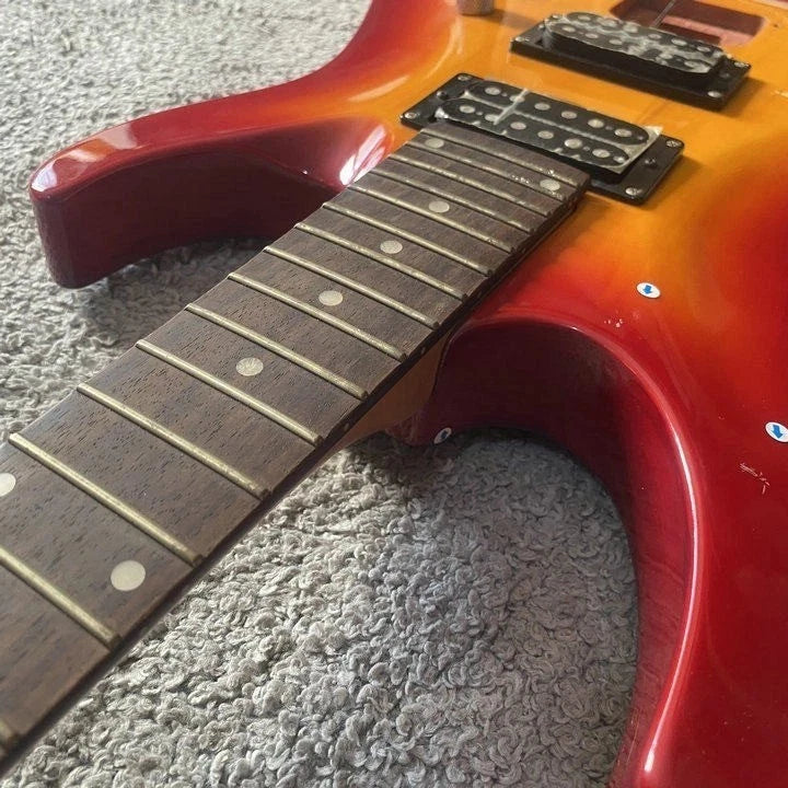 TNC Dual Humbucker Electric Guitar in Sunburst, 24 Frets, Rosewood Fingerboard