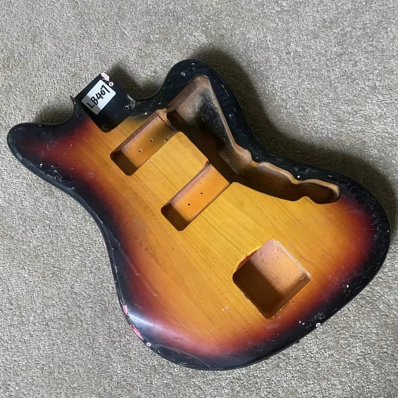 Sunburst Guitar DIY Project Alder Wood Body Fit Jazzmaster
