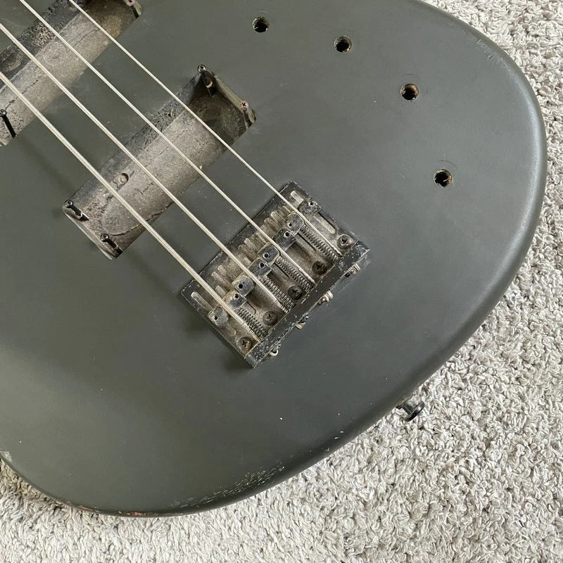 DIY 4 String Electric Bass, Basswood Body, Maple Neck, Rosewood Fingerboard