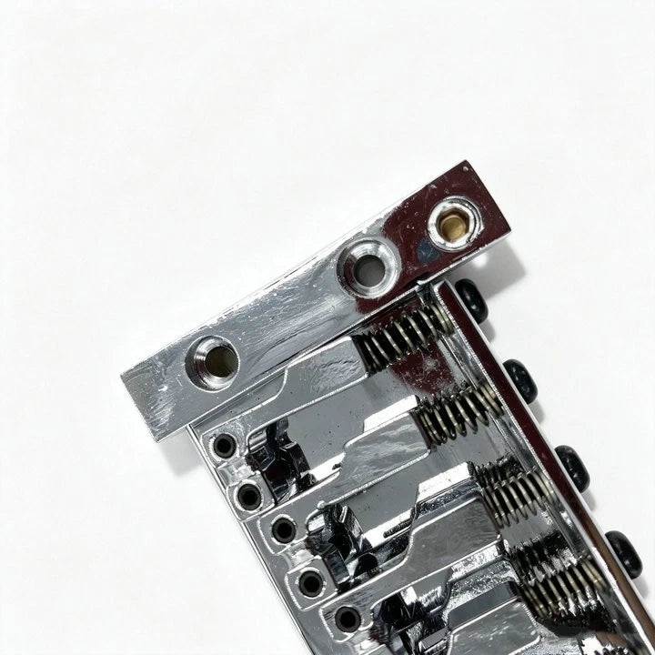 Custom Fixed Hardtail Guitar Bridge with Adjustable Saddles