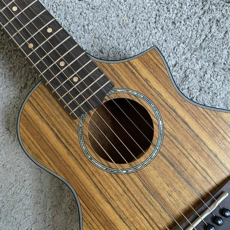 27-Inch Lili Mini Guitar, Koa Acacia Body, Mahogany Neck, Rosewood Fingerboard