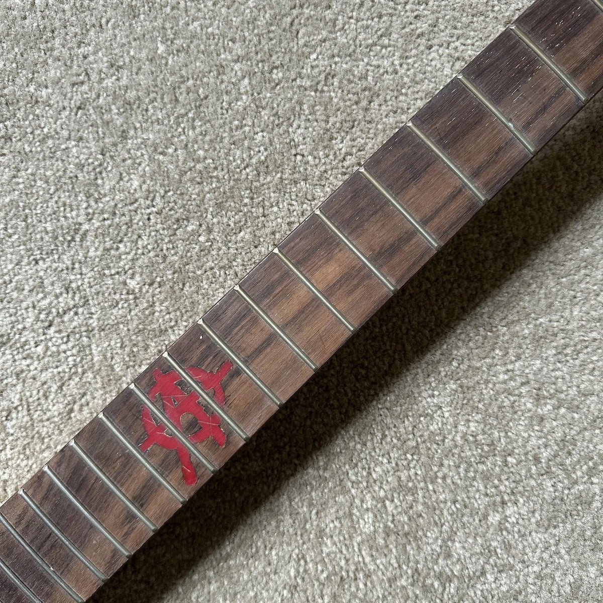 Reversed Head Guitar Maple Wood Neck, 24 Frets Rosewood Fingerboard