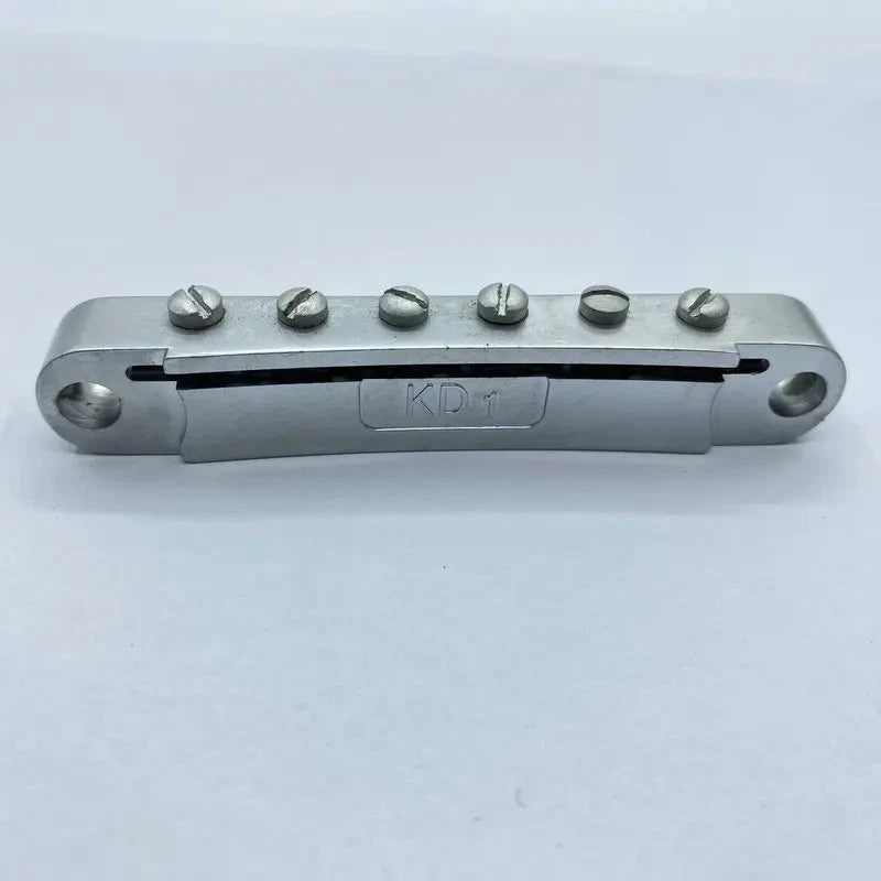 Satin Silver Guitar Tune O Matic Bridge Tailpiece For Epiphone,Ibane<wbr/>z,Gibson,ESP