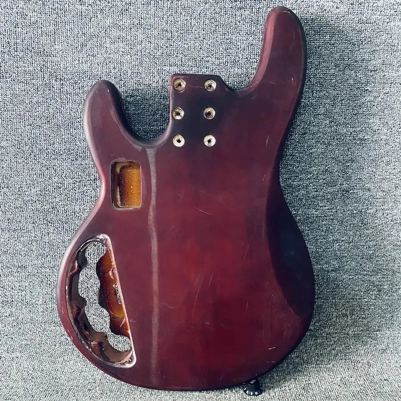 Cherry Burst 5 String Bass Basswood Body Fit MusicMan Bass