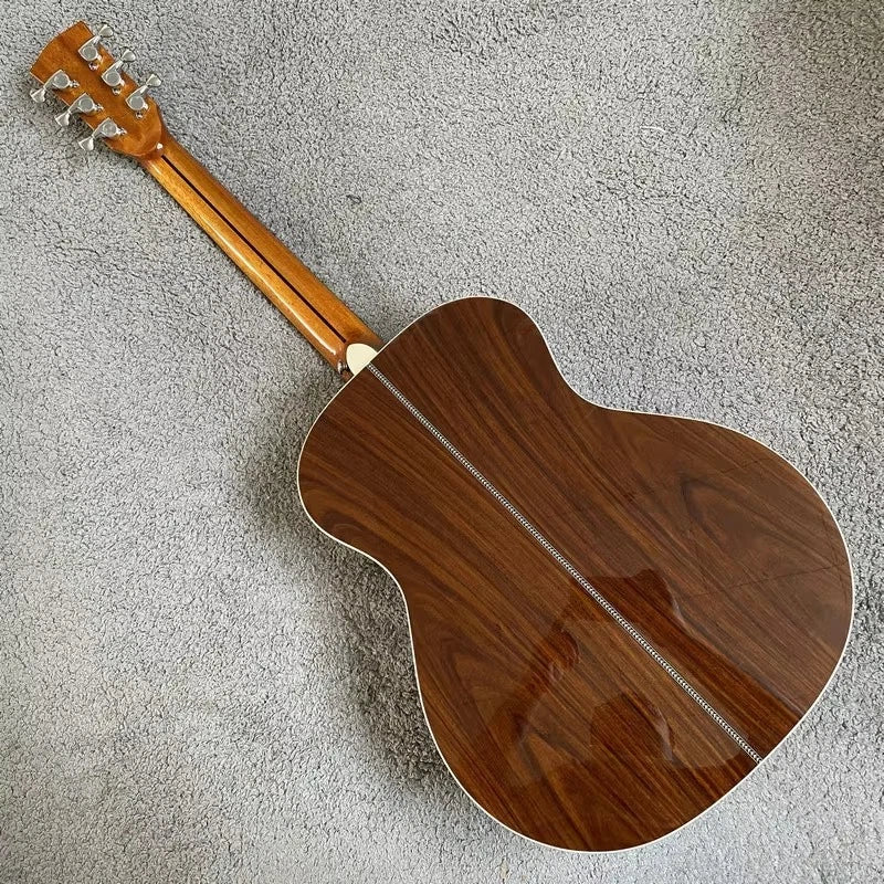 36-Inch OM All-Solid Spruce &amp; Santos Rosewood Guitar