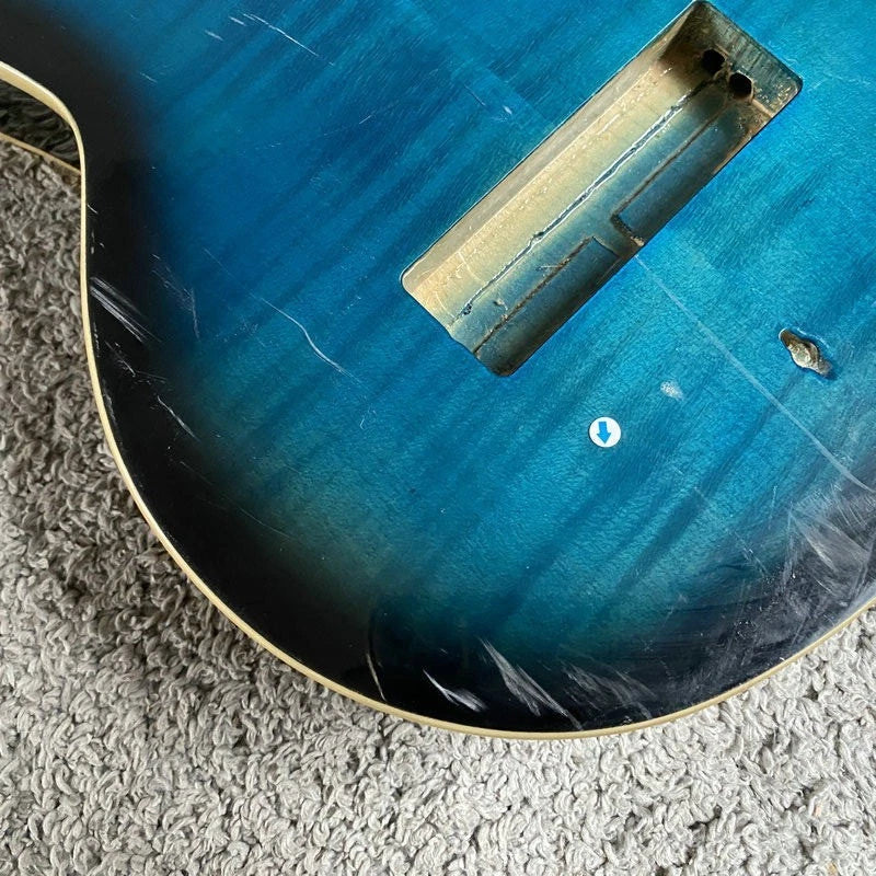 Blue Hawaiian Guitar DIY Project, Tiger Maple Body, Rosewood Body,Maple Neck
