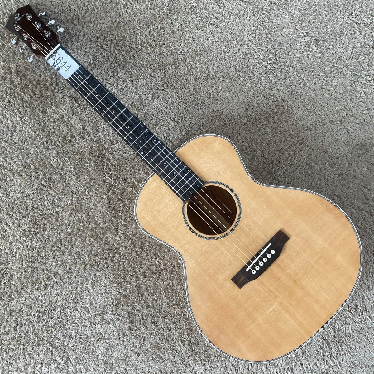36-Inch Acoustic Guitar, Spruce Top, Flame-Okoume Body