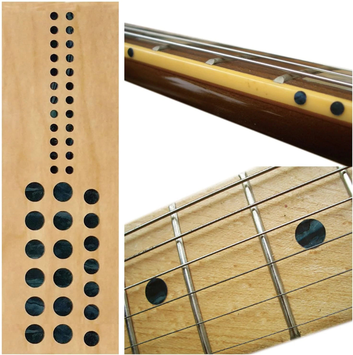 Guitar Black Pearl Fretboard Inlay Stickers Markers