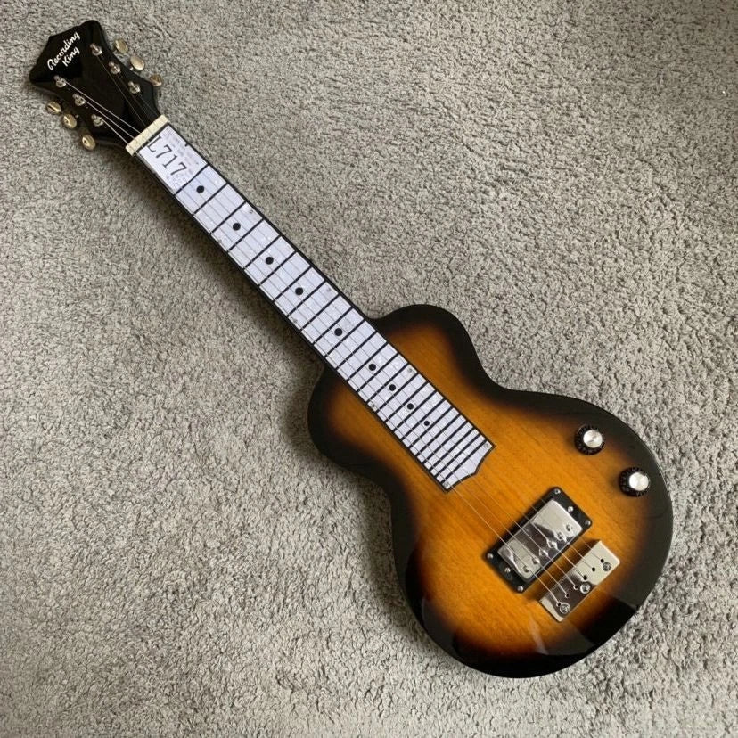 Tobacco Burst Lap Steel Guitar, Okoume Body, P90 Pickup