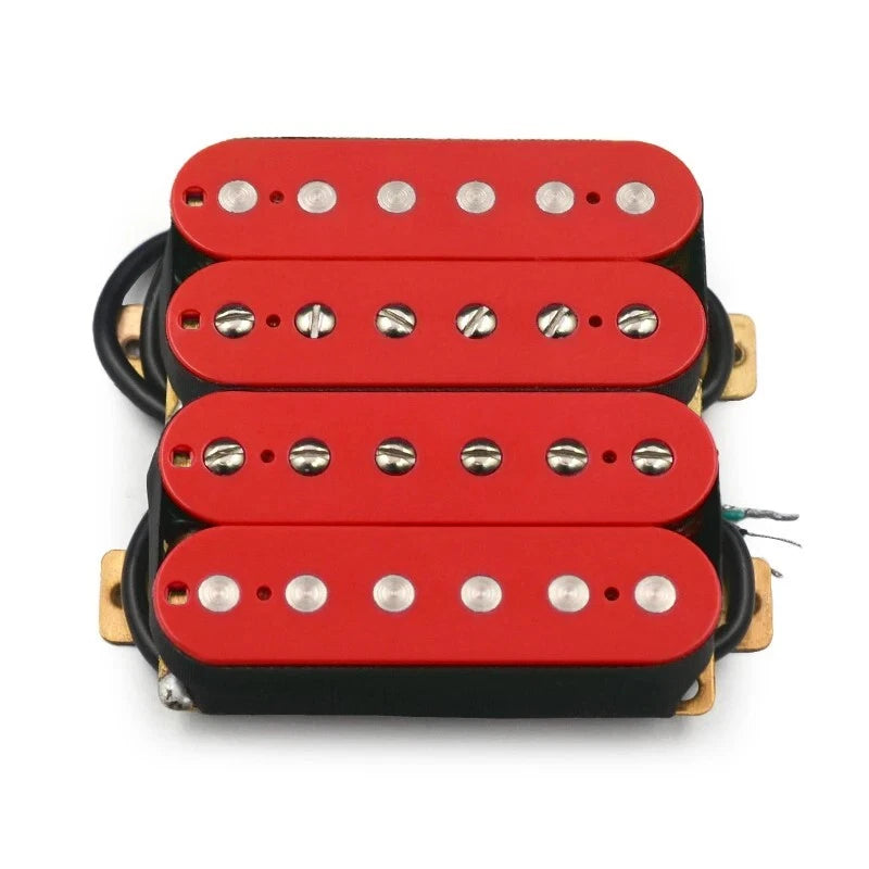 Red Guitar Humbuckers Pickups Fit Kiesel,Peavey,<wbr/>Ibanez,Godin,E<wbr/>piphone,Dean