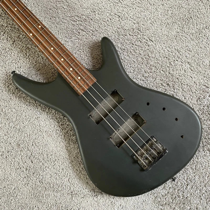 DIY 4 String Electric Bass, Basswood Body, Maple Neck, Rosewood Fingerboard