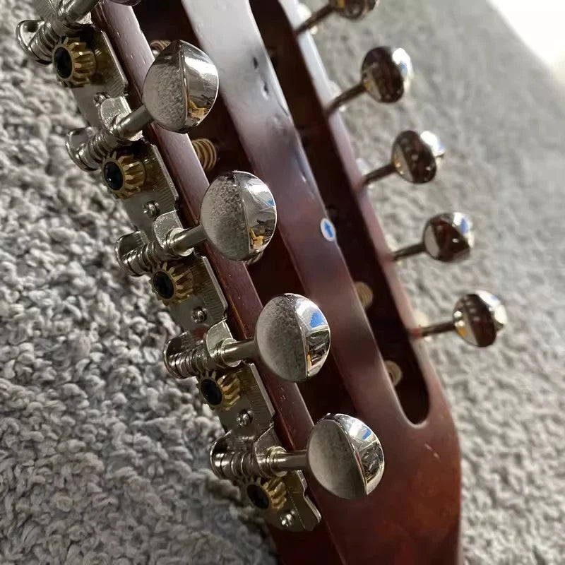 10 String Acoustic Electric Guitar, Mahogany Neck, Rosewood Fingerboard