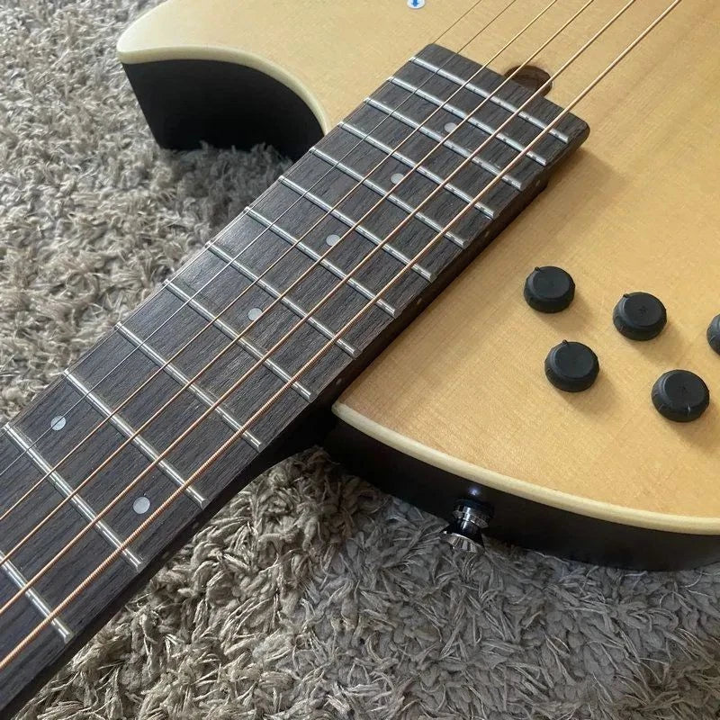 Tagima Acoustic-Elect<wbr/>ric Guitar with Built-In Microphone, Natural Matte