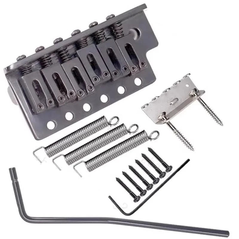 Left-Handed Guitar Lefty Tremolo Bridge System in Black Fit Stratocaster Strat